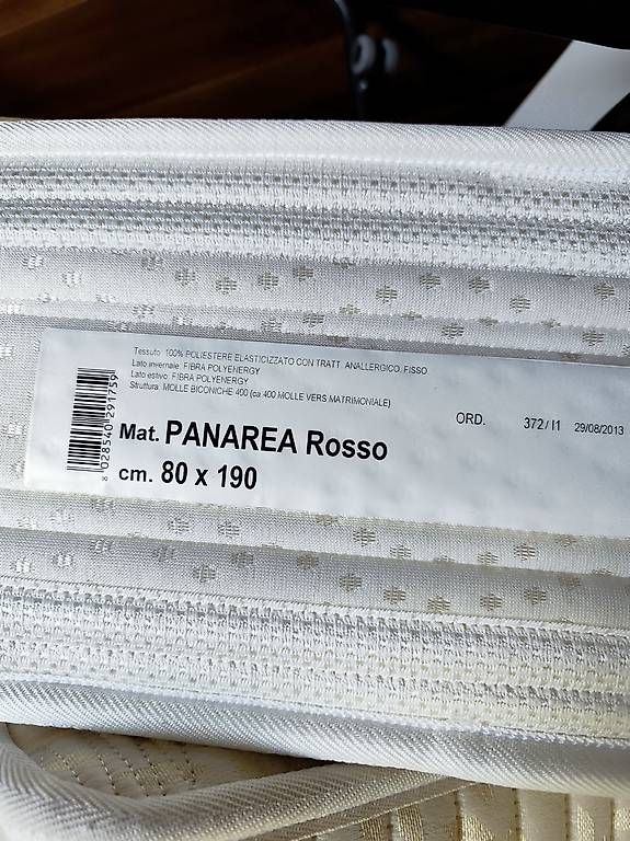 Materassi: Materasso singolo Panarea Rosso  – Nuovo e nell'imballaggio originale da Castagnola venduto da ste_w6fj