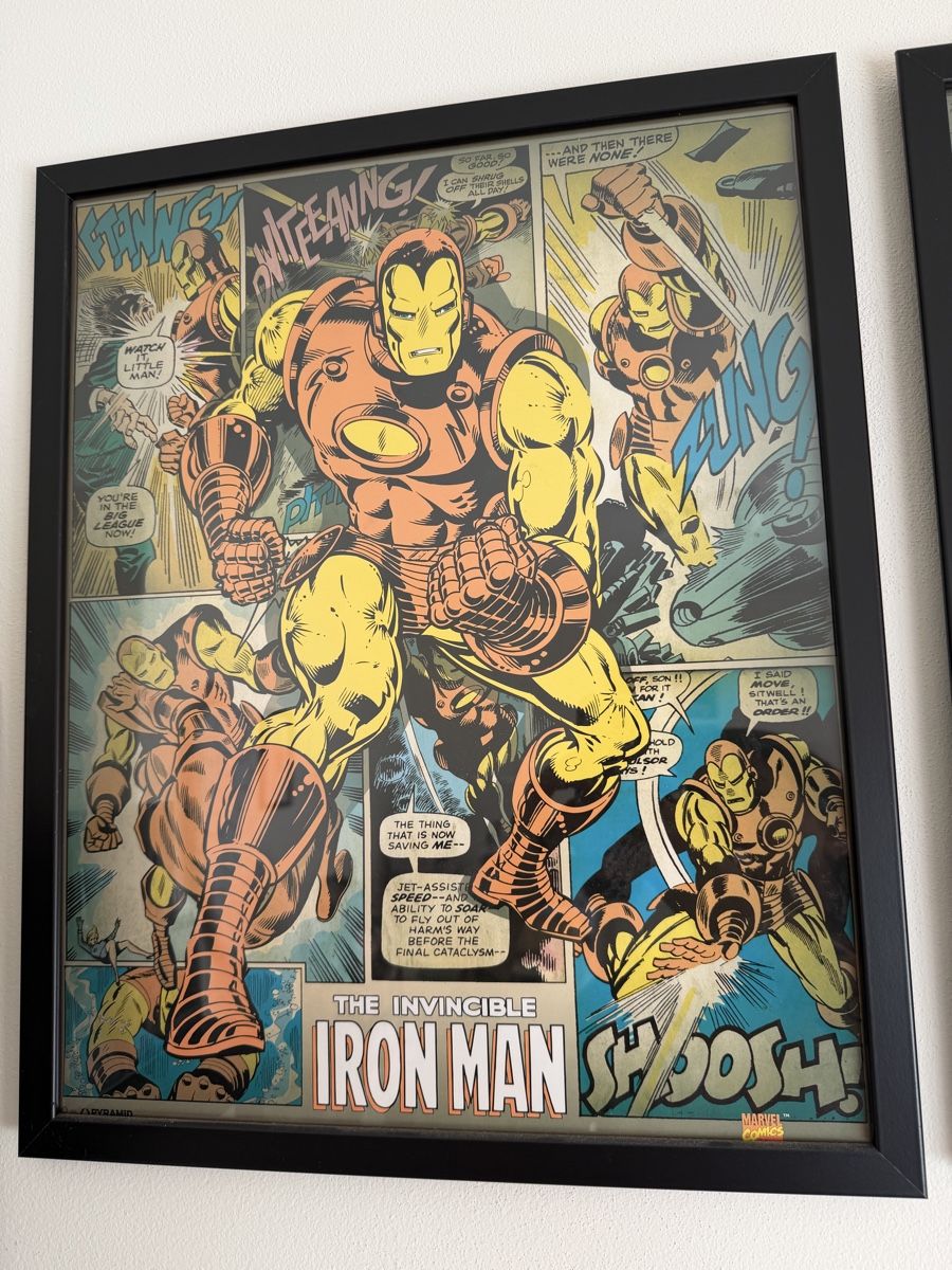 Poster & Bilder: 4 Stk Marvel Comic Poster retro gerahmt – Gebraucht aus Gerlafingen von anj_c7vb 3