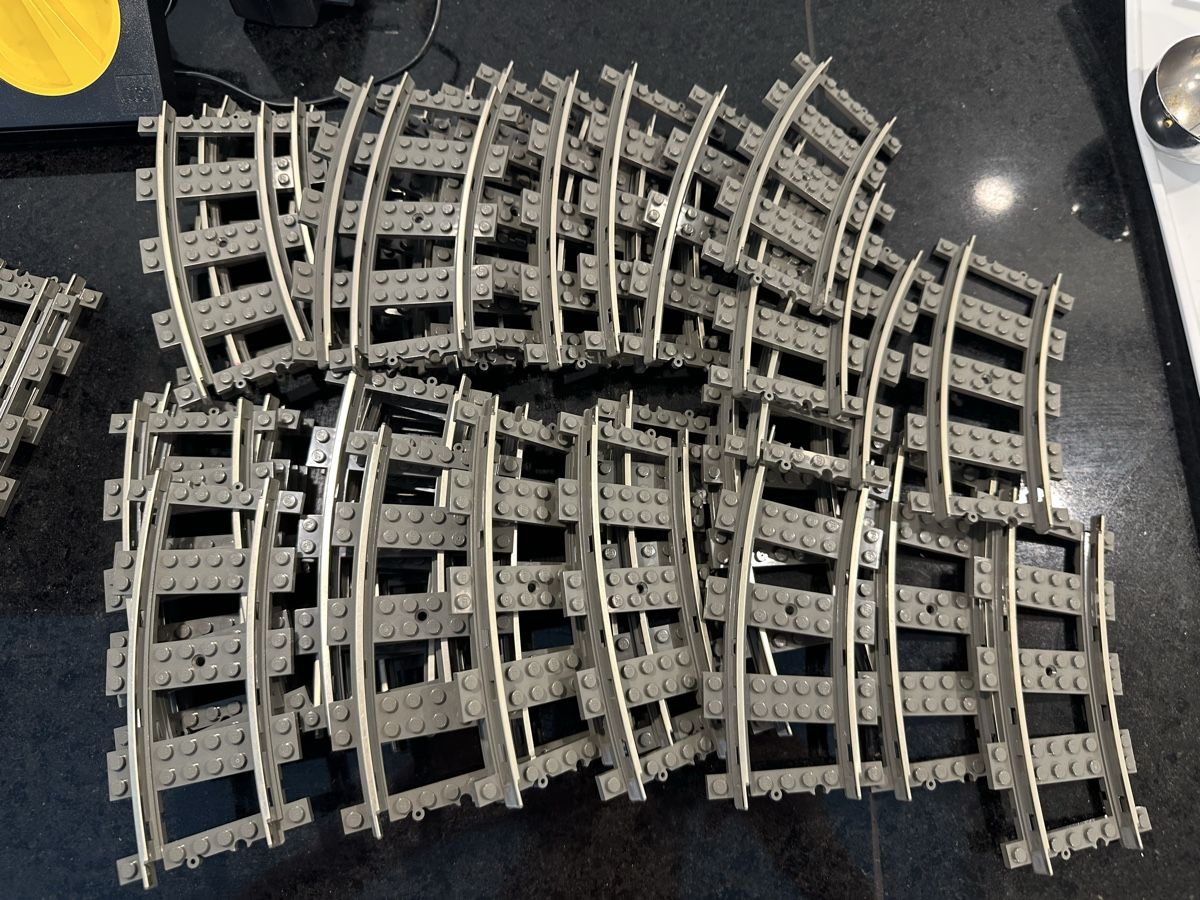 Lego Giocattoli: LEGO Eisenbahn Schienen Weichen Konvolut  – Usato da Ebikon venduto da Gaenggeliwaar 1