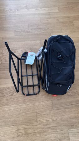 Ibera IB-BA11 PakRak Commuter Bag and Ibera IB-RA5 Carrier