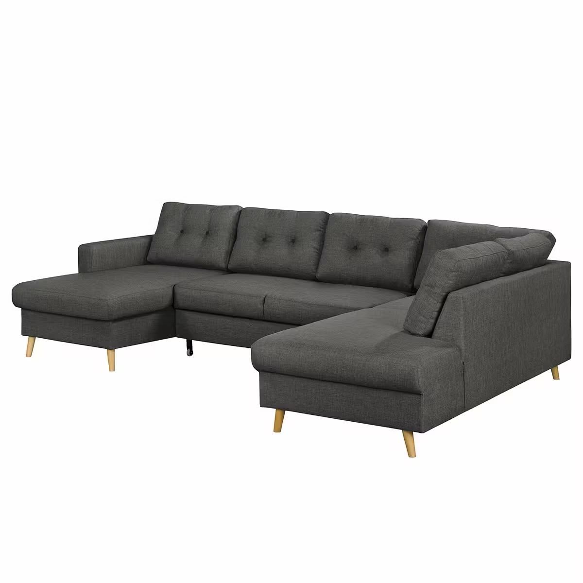 Sofas: Anthrazitfarbenes Ecksofa mit Schlaffunktion – Gebraucht aus Rüti ZH von Darline29 3