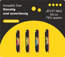 Günstig: Kompatibler HP-Toner – CF350A / CF351A ( 4 Stück )