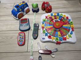 Lustiges Spielzeug-Konvolut Polizei, Fröschli, Alphabet Rad,