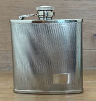 Ungebrauchter Flachmann aus Edelstahl