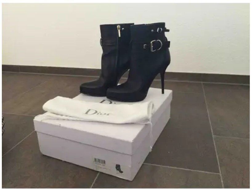 Dior Scarpe da donna: Dior Stiefeletten Leder Gr. 38 – Nuovo (secondo la descrizione) da Binningen venduto da can_s2yh