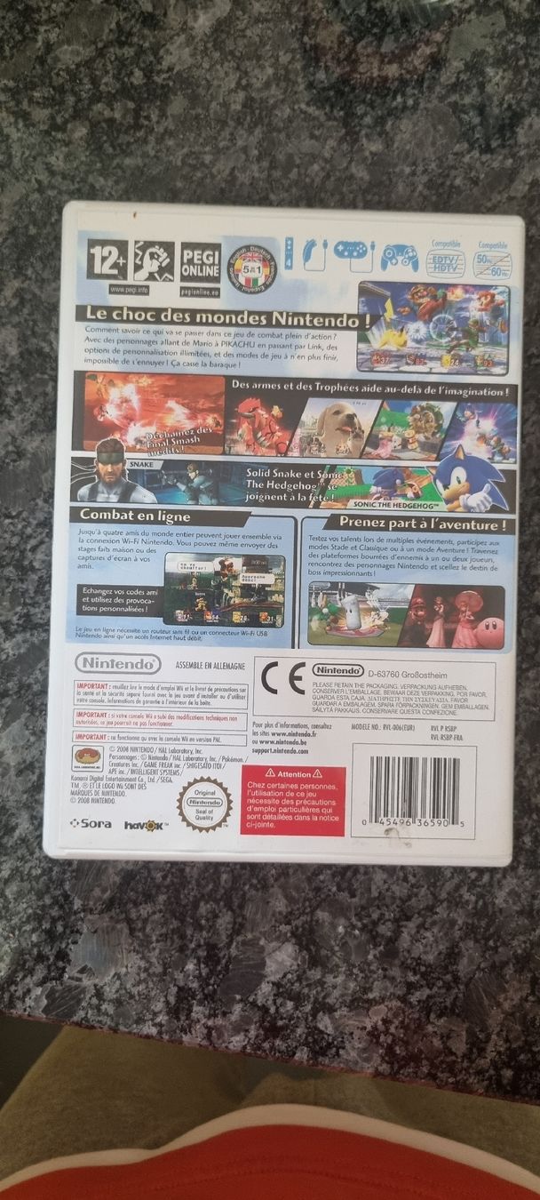 Spiele: Super Smash Bros Brawl - Wii - Complete - Swiss Game! – Gebraucht aus Allschwil von NDSS9483 2