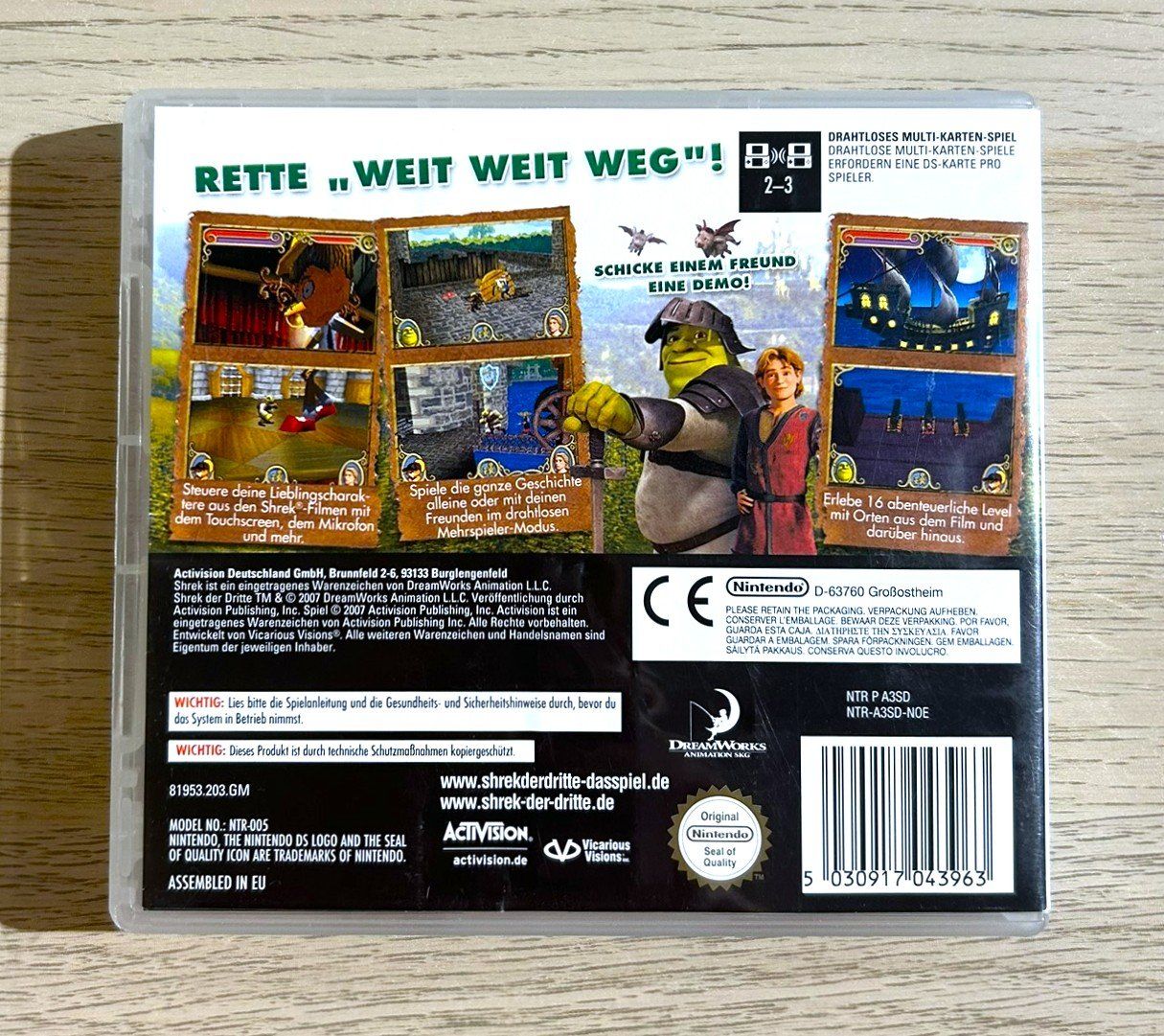 Nintendo Giochi: Shrek der Dritte Nintendo DS – Usato da St. Gallen venduto da Alpine.Arcade 1