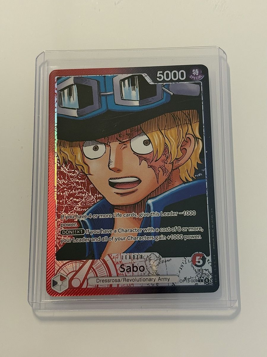 Bandai Carte collezionabili: One Piece TCG - Sabo OP13-004 Leader – Nuovo (secondo la descrizione) da Pieterlen venduto da Mira_o7