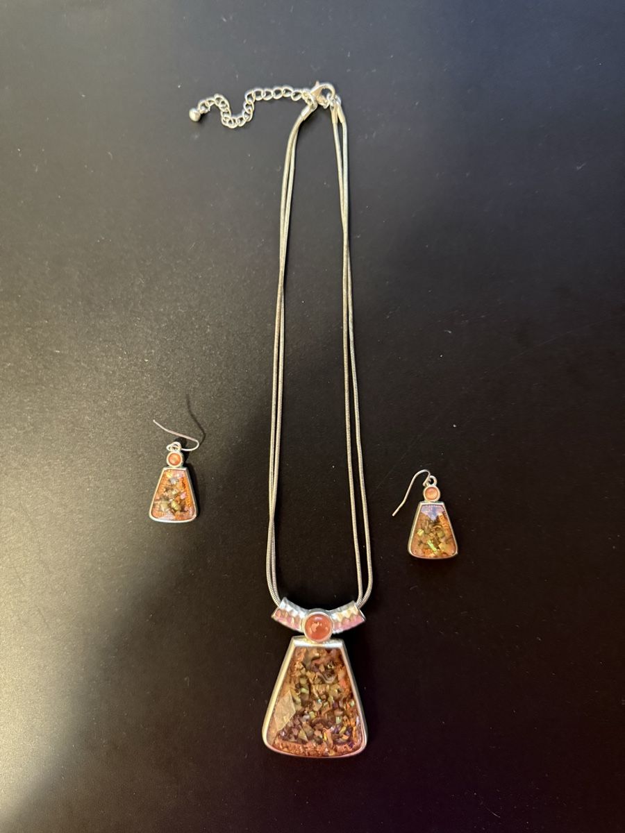 Altri gioielli: Jewelry set necklace earrings  – Usato da Zürich venduto da andreamt