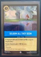 Lorcana FOIL SELDOM ALL THEY SEEM 164/204 EN-4 Common