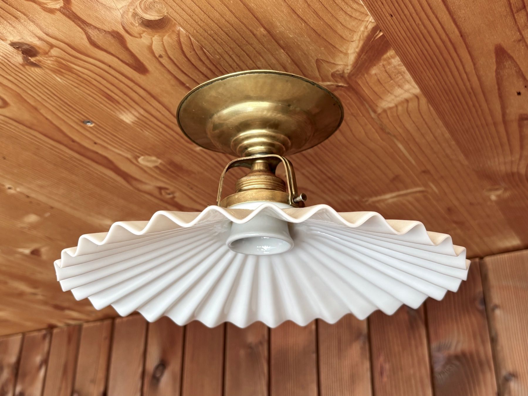 Lampade: Originale antike Jugendstil Deckenlampe Hängelampe – Usato da Lüchingen venduto da Eeizo 1