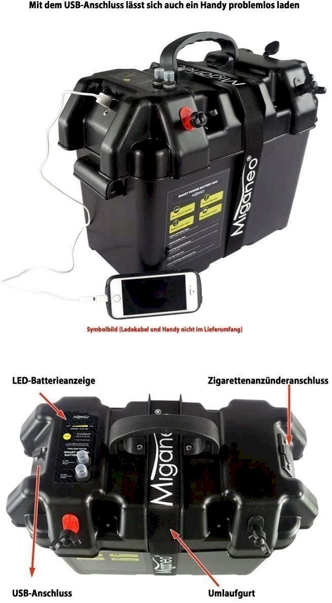 Gommoni, kayak & canoe: Schlauchboot Elektromotor Batteriebox – Nuovo e nell'imballaggio originale da Bottighofen venduto da zaap 1