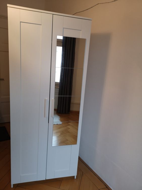 Verwunderlich Ikea Kleiderschrank Weiss Mit Spiegel Fotos