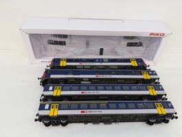 PIKO 96831 SBB Triebwagen RBe4/4 Ep.IV + 96780 A WagenSet
