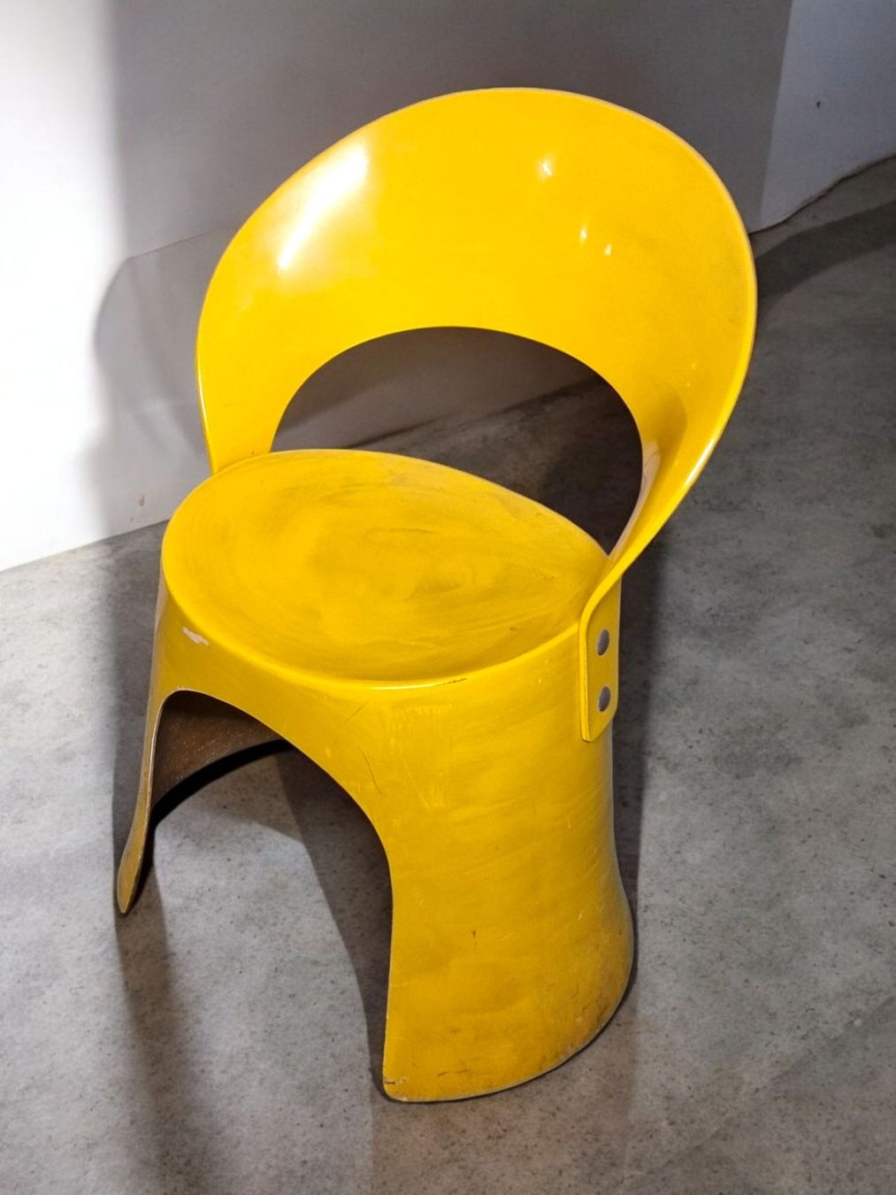 Stühle: Nanna Ditzel Space Age 1970 in Gelb – Gebraucht aus Zürich von Zuerichparis08 4