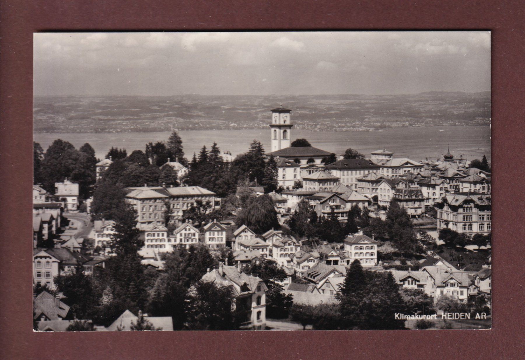 Cartoline postali: HEIDEN - Teilansicht - 1961 – Usato da Pully venduto da nicecards