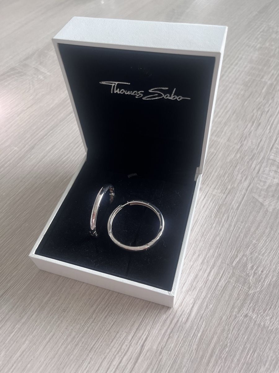 Thomas Sabo Ohrringe & -stecker: Thomas Sabo Creolen Silber gross – Neu (gemäss Beschreibung) aus Zürich von StavesBest