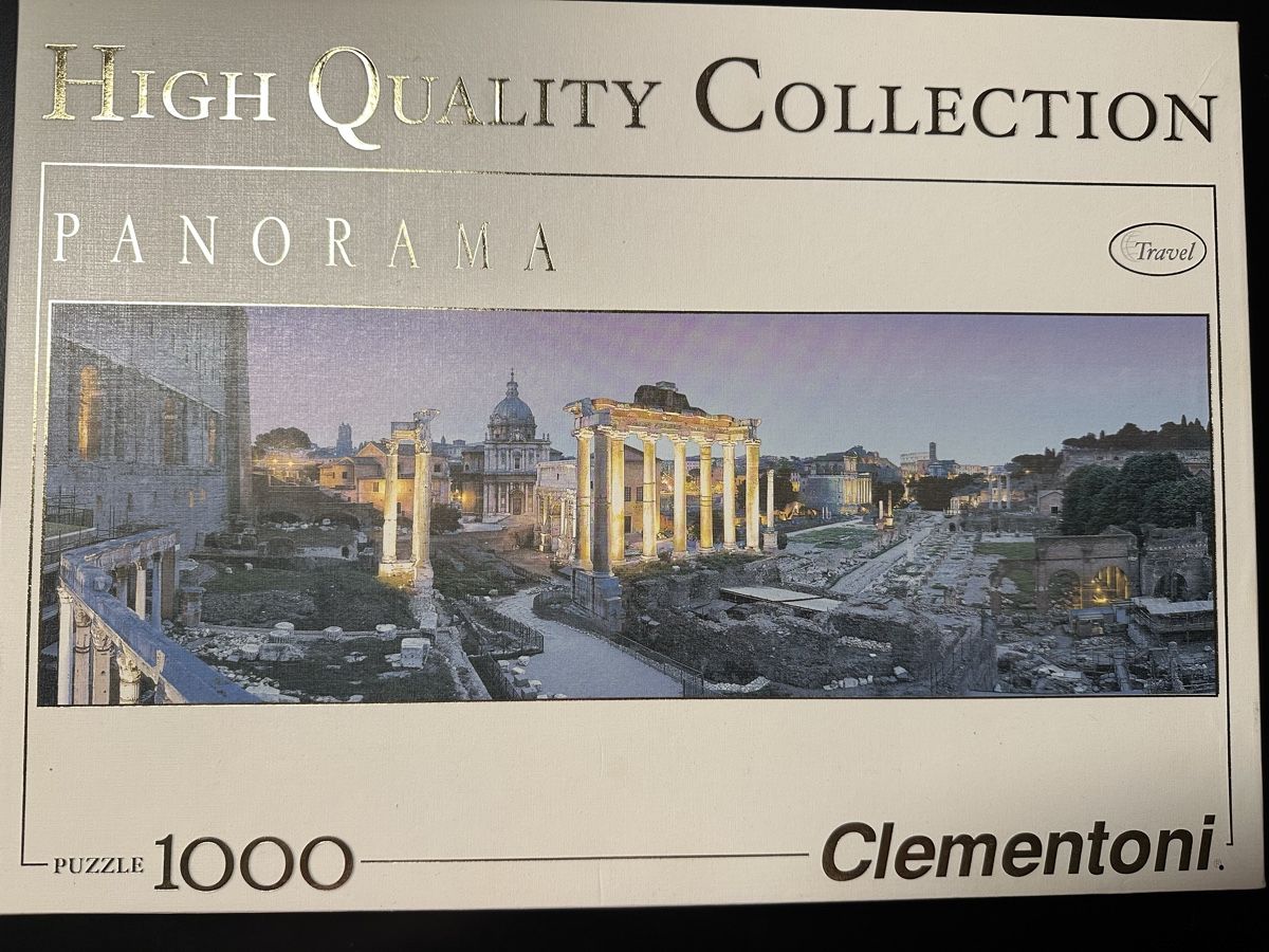 Clementoni Puzzles: Clementoni Puzzle, 1000 Teile, Panorama Rom – Gebraucht aus Mörschwil von Alrud99