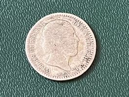 SilberMünze 10 Cents Niederlande 1885