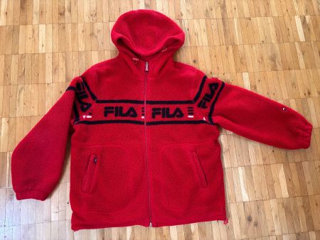 Veste polaire Fila rouge, taille S