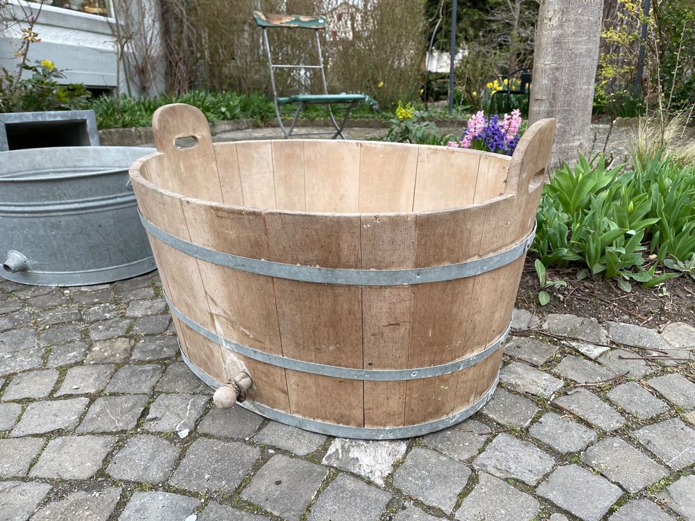 Zuber Bottich Gelte Holz Fass antik Acheter sur Ricardo