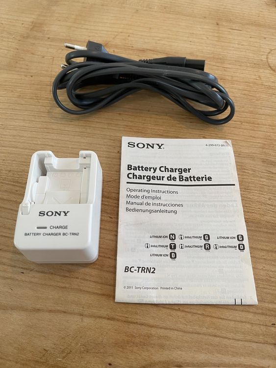 Chargeur Sony BC-7DY D'origine Pour MiniDisc Walkman (batterie Plate)