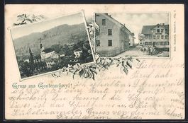Passepartout-AK Gontenschwil, Strassenpa