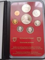 SET de monnaie suisse de 1984 non circulé Flan bruni