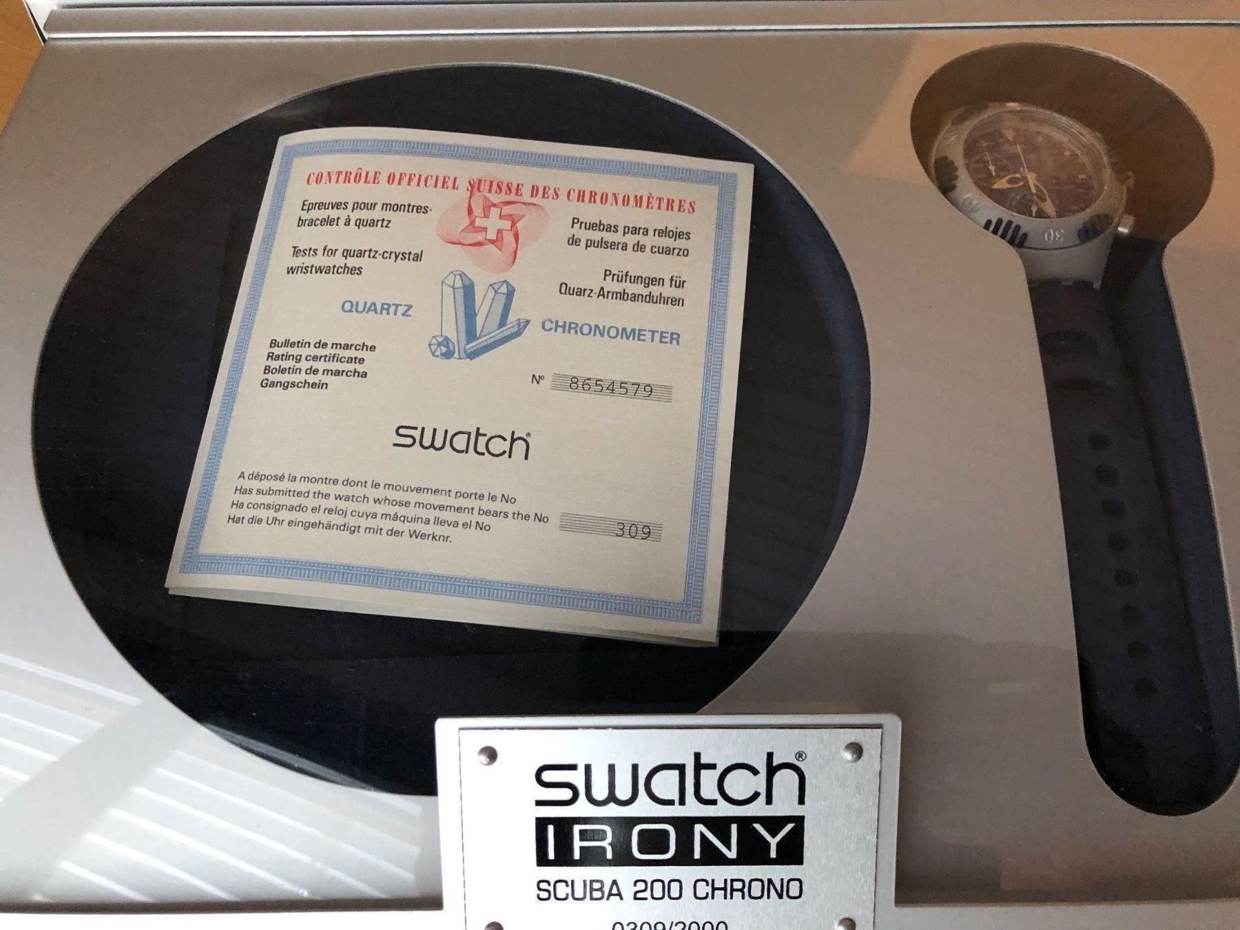 Swatch Montres: SWATCH SEA COUNTER CHRONOMETER Limidet – Neuf (Voir description) à Zeihen par Swissmade