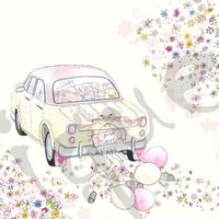 Serviette just married (e51) 2Stk.