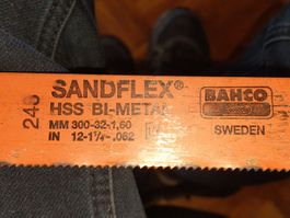 SANDFLEX Handsäg Bi-Metall NEU HSS