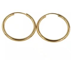 Creolen 1,8 mm 585 Gold 14 Karat
