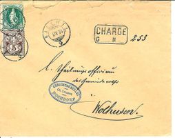 Alter Brief Kt. LU Ballwyl Charge Ballwil 1884 (alte Briefe)