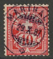 CH - Ziffermuster - Zst. Nr. 61 - Marthalen ZH - Vollstempel