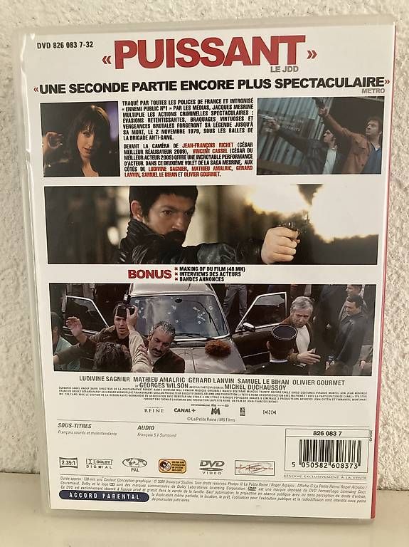 Tutti i DVDs: DVD - Intégrale de Mesrine – Usato da Bex venduto da IdaComina 2