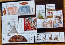 MONACO  timbres neufs ** ~1997z-98