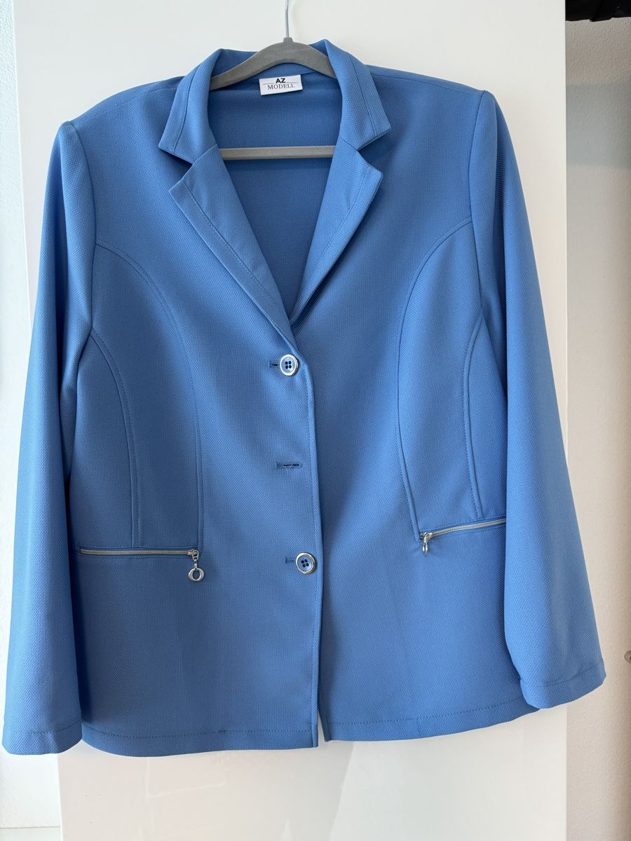 Giacche: AZ Modell Blazer Gr. 44 Blau – Nuovo e nell'imballaggio originale da Huttwil venduto da graesihu