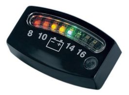 Kuryakyn LED 12 Volt Meter Schwarz NEU