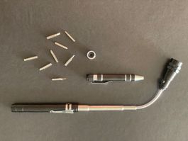 Teleskop LED Taschenlampe mit Multi Tool Pen-Werkzeug Set