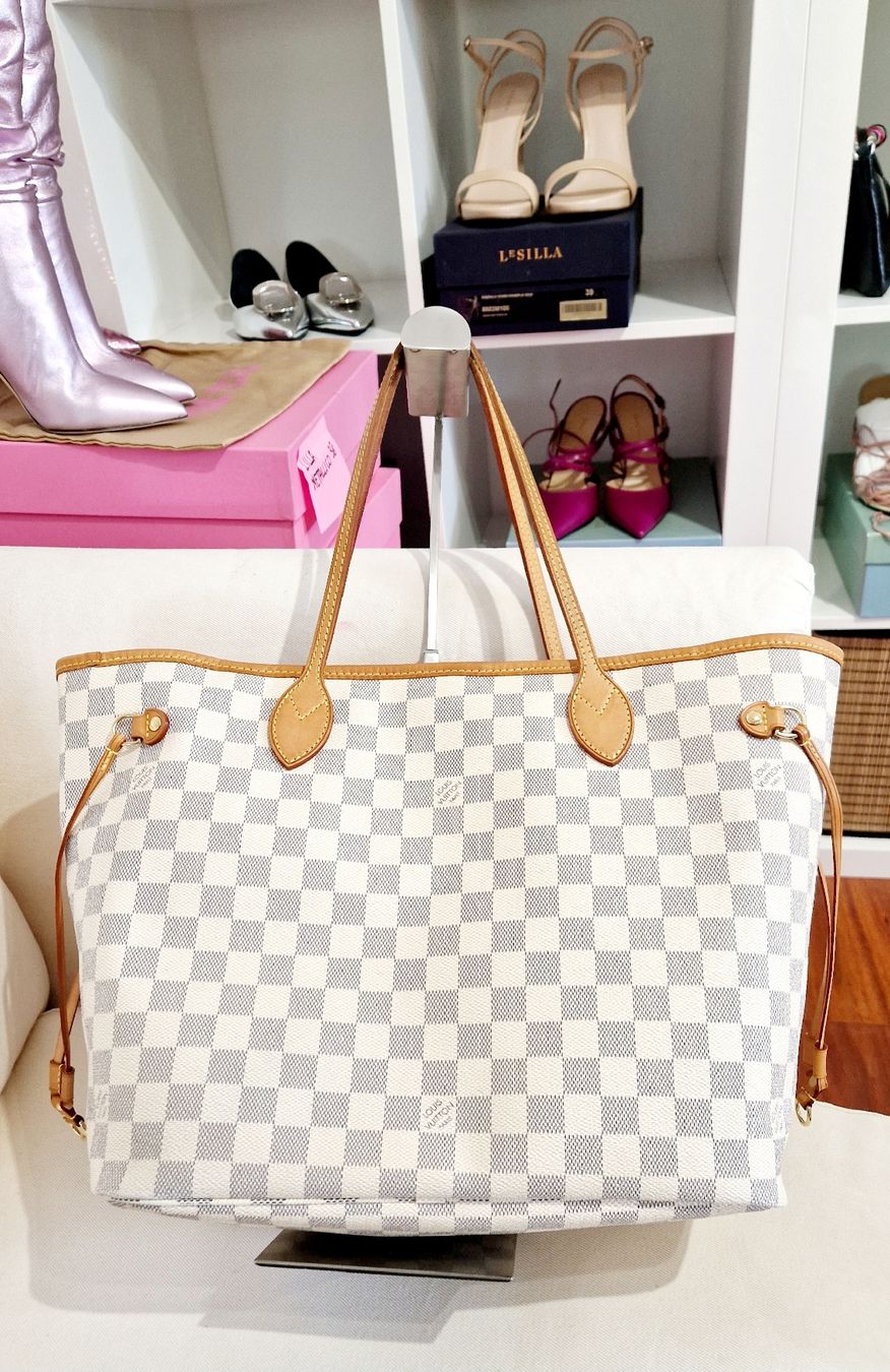 Louis Vuitton Borse da donna: Neverfull Mm Louis vuitton damier azur – Usato da Corteglia venduto da ila_kz6b