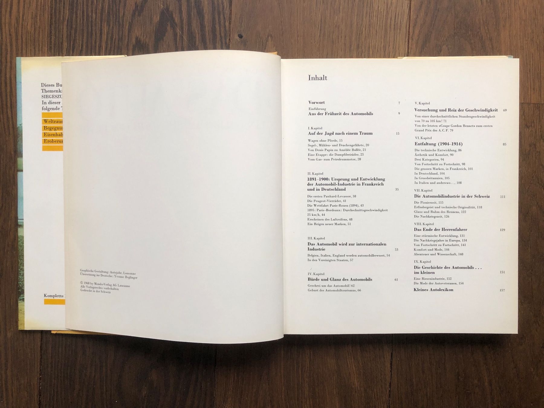 Libri: Buch: Das Auto; Mondo-Verlag 1968 – Usato da Fehraltorf venduto da moopli 1