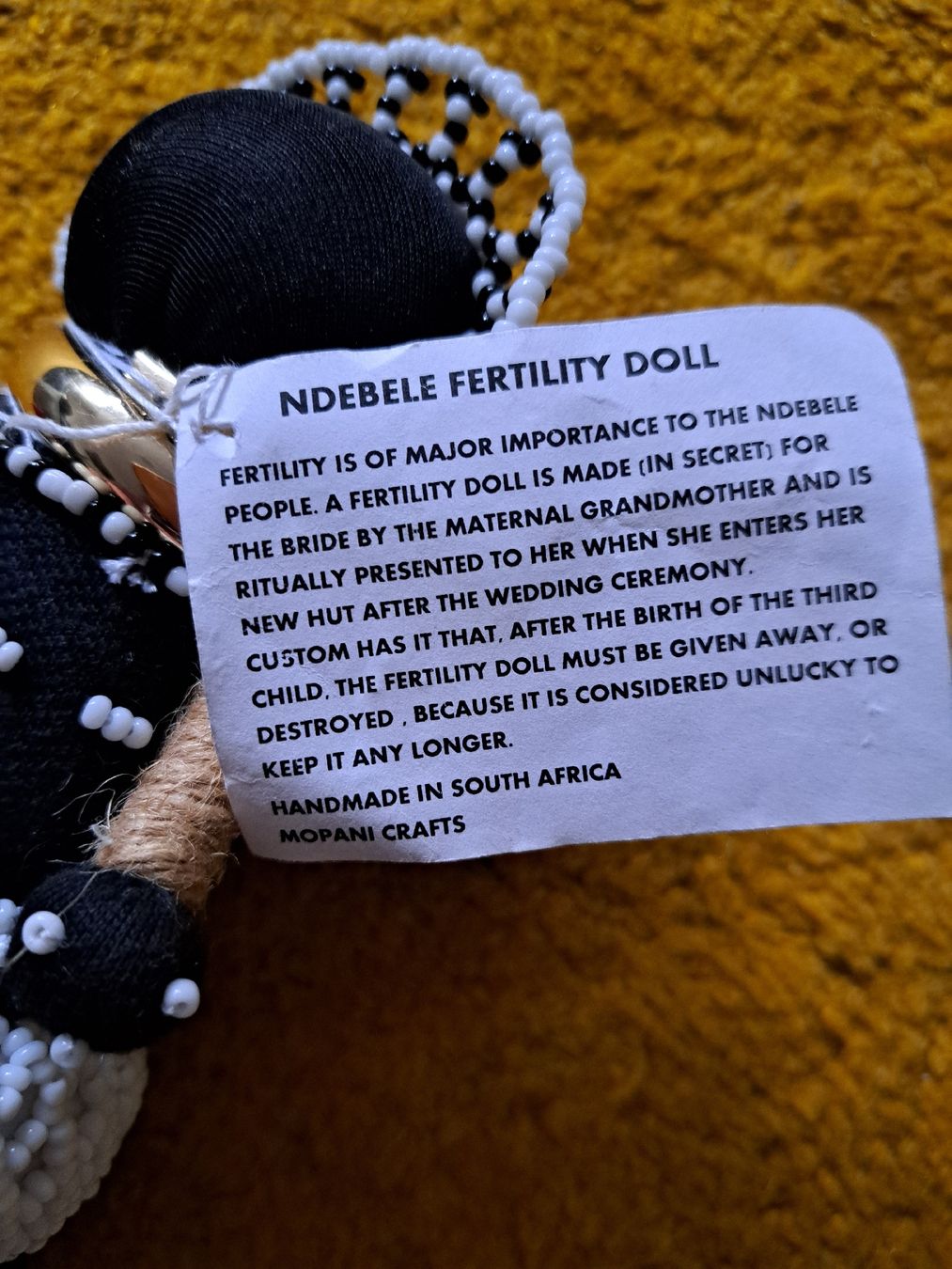 Statuette: Figure de fértilité Ndebele - Afrique du Sud – Usato da La Roche FR venduto da seashellfan 1