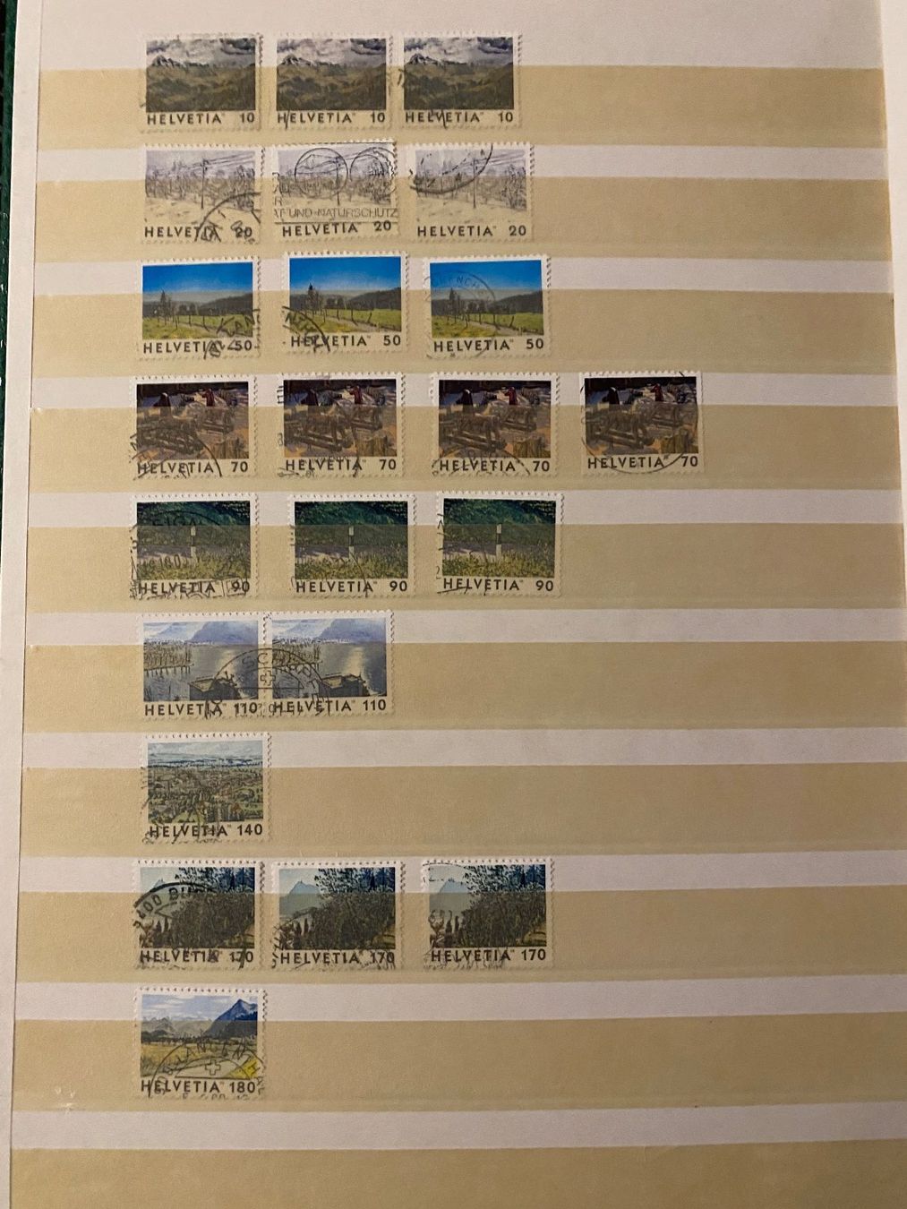 Tutti i francobolli: Briefmarken Album Schweiz – Usato da Bätterkinden venduto da Albera 9