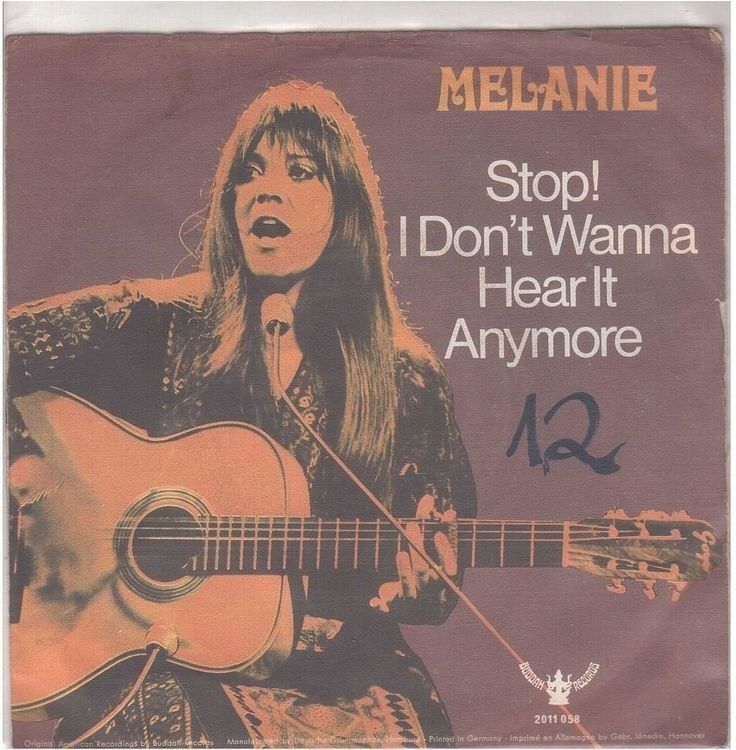 Dischi in vinile: Melanie  --  Stop i don`t wanna     Single7 – Usato da Rheinau venduto da asteng