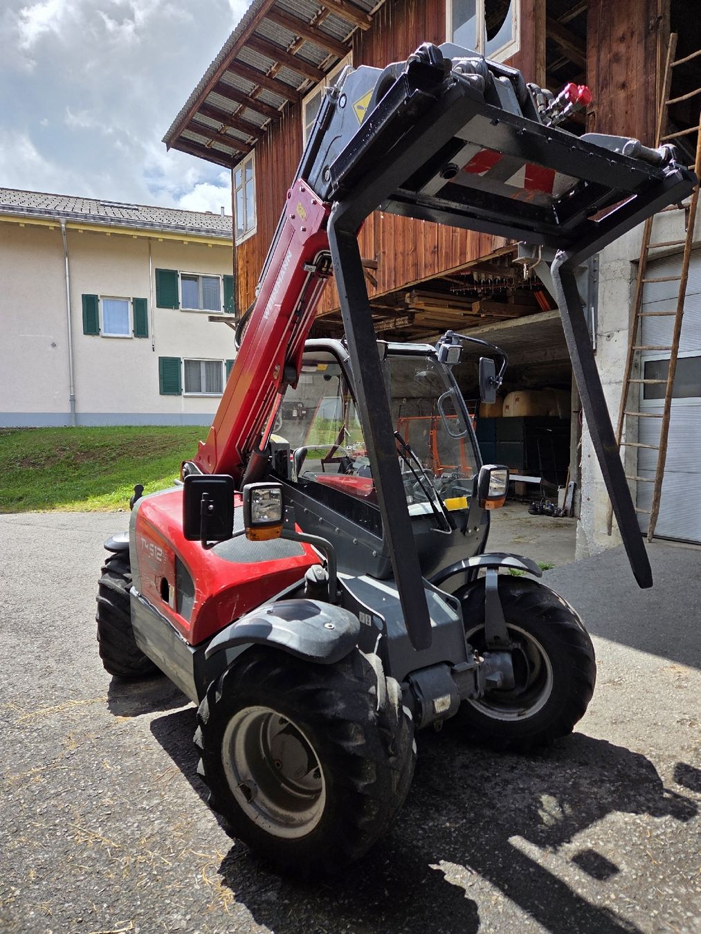 Weidemann Chargeur de ferme: Telskoplader Weidemann 4512 – D'occasion à Unteriberg par Prinz011 1