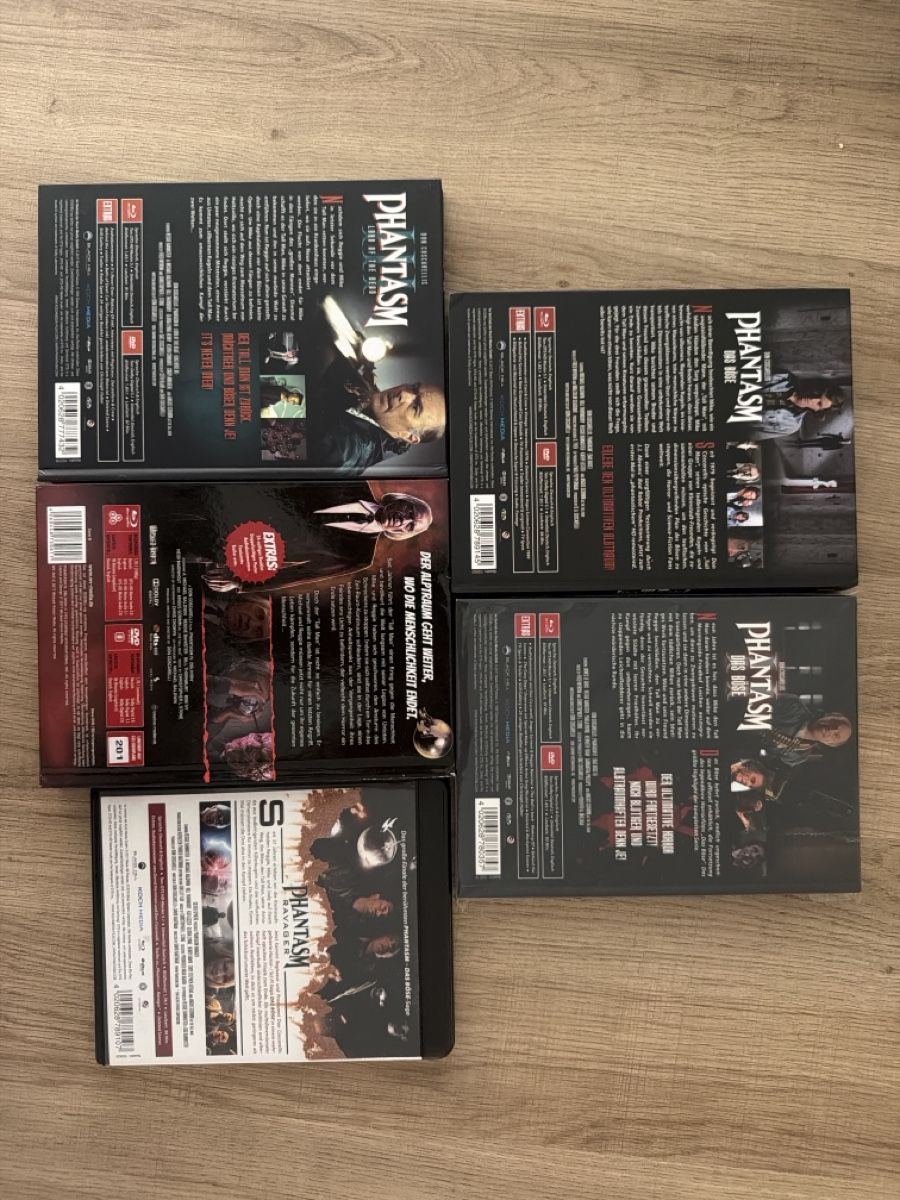 Tutti i DVDs: Phantasm 1-5 Collection BluRay/Mediabook – Usato da Hagendorn venduto da masterchieff 1