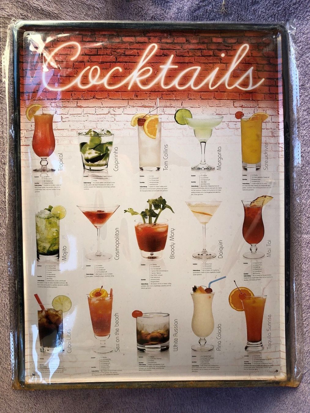 Insegne: Cocktails bar Restaurant lounge mix – Nuovo (secondo la descrizione) da Reinach AG venduto da rares75