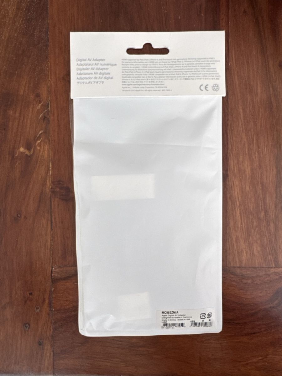 Apple Adattatori: Apple HDMI Digital AV Adapter iPhone/iPad/iPod – Nuovo (secondo la descrizione) da Männedorf venduto da deal4deal 3