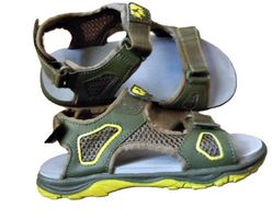 Gr. 33 JACK WOLFSKIN grüne OUTDOOR Sandalen  ISL 21.5cm
