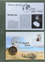Münzbrief Norfolk Insel 1991